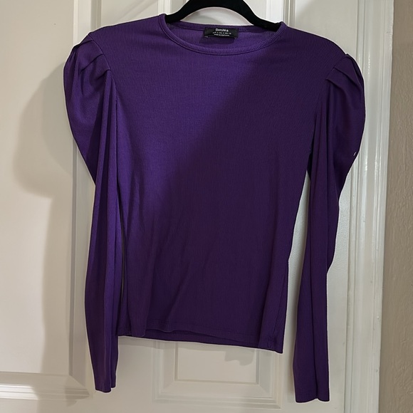 Elegant Purple Women's Top - Picture 5 of 5